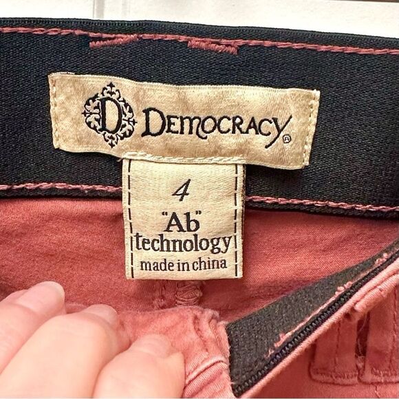 Democracy Women's Pink Rose Skinny Jeans - Picture 7 of 8